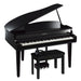 Yamaha CLP-765GP Clavinova Digital Grand Piano Polished Ebony Bundle - Fair Deal Music