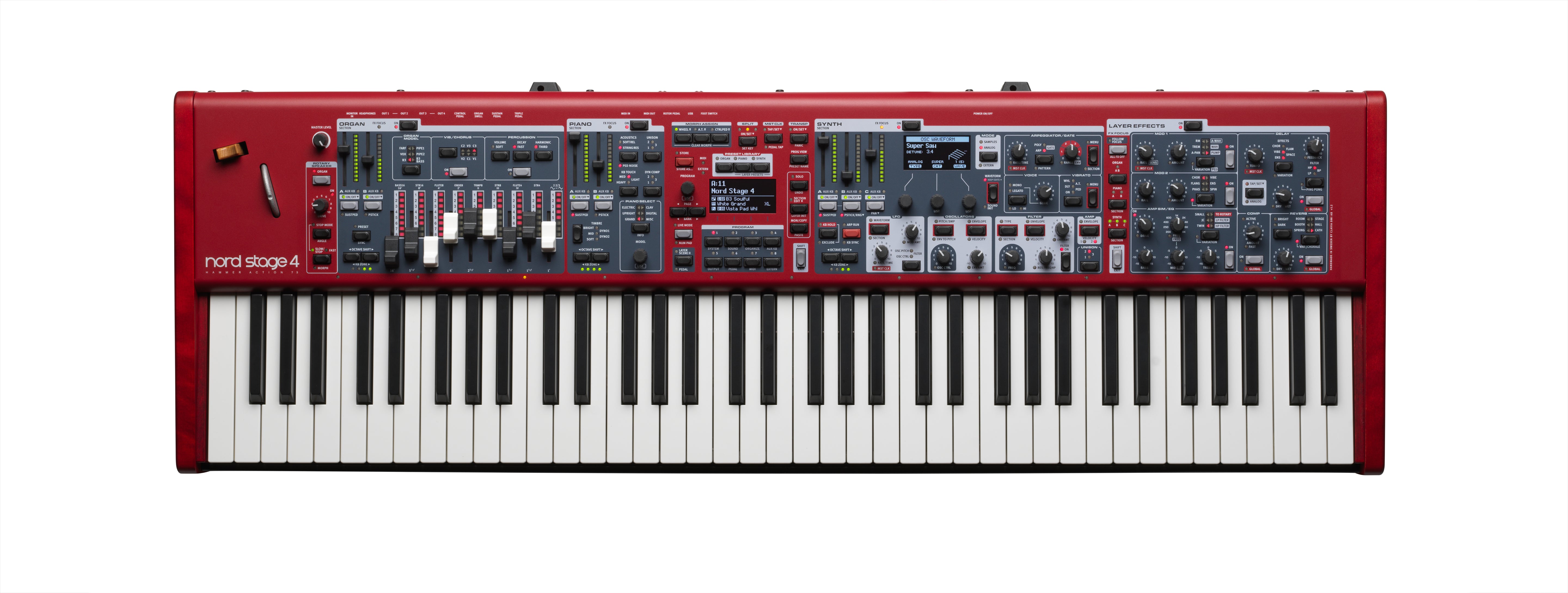 Nord STAGE 4 with 73-note Hammer Action Keyboard - Fair Deal Music