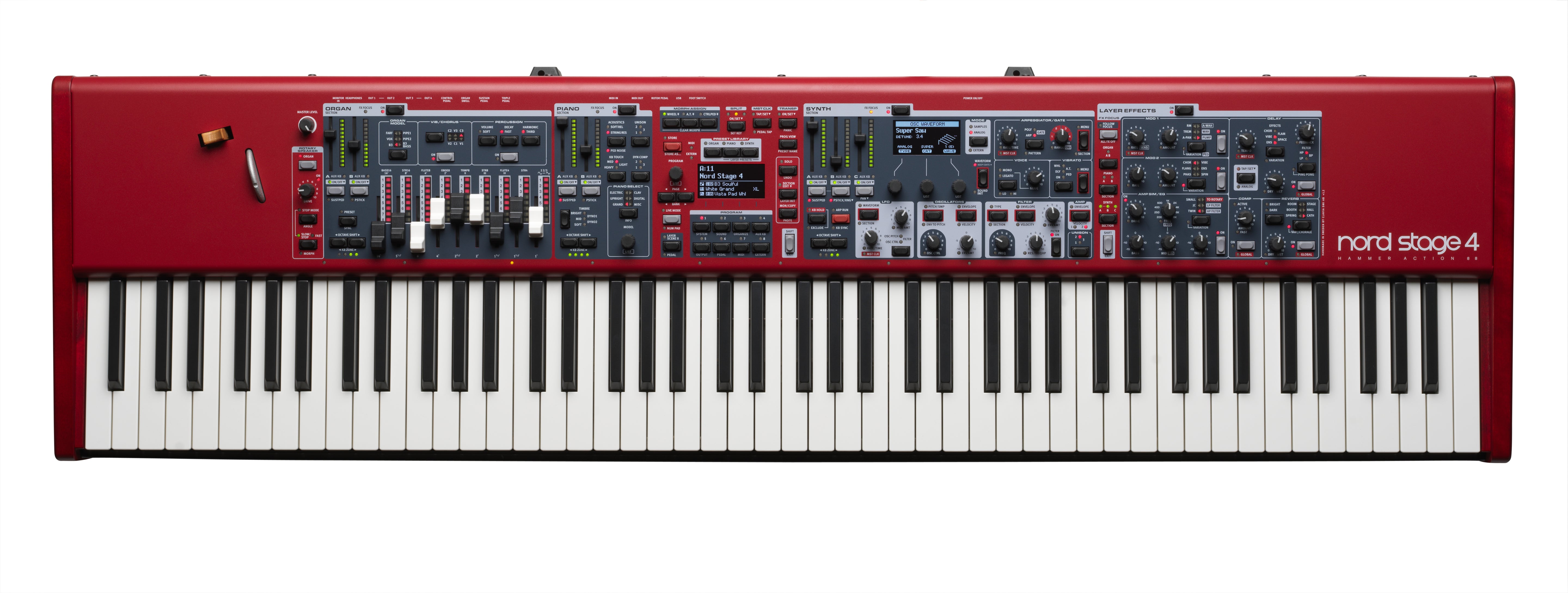Nord STAGE 4 with 88-note Hammer Action Keyboard (Refurbished by Nord) - Fair Deal Music
