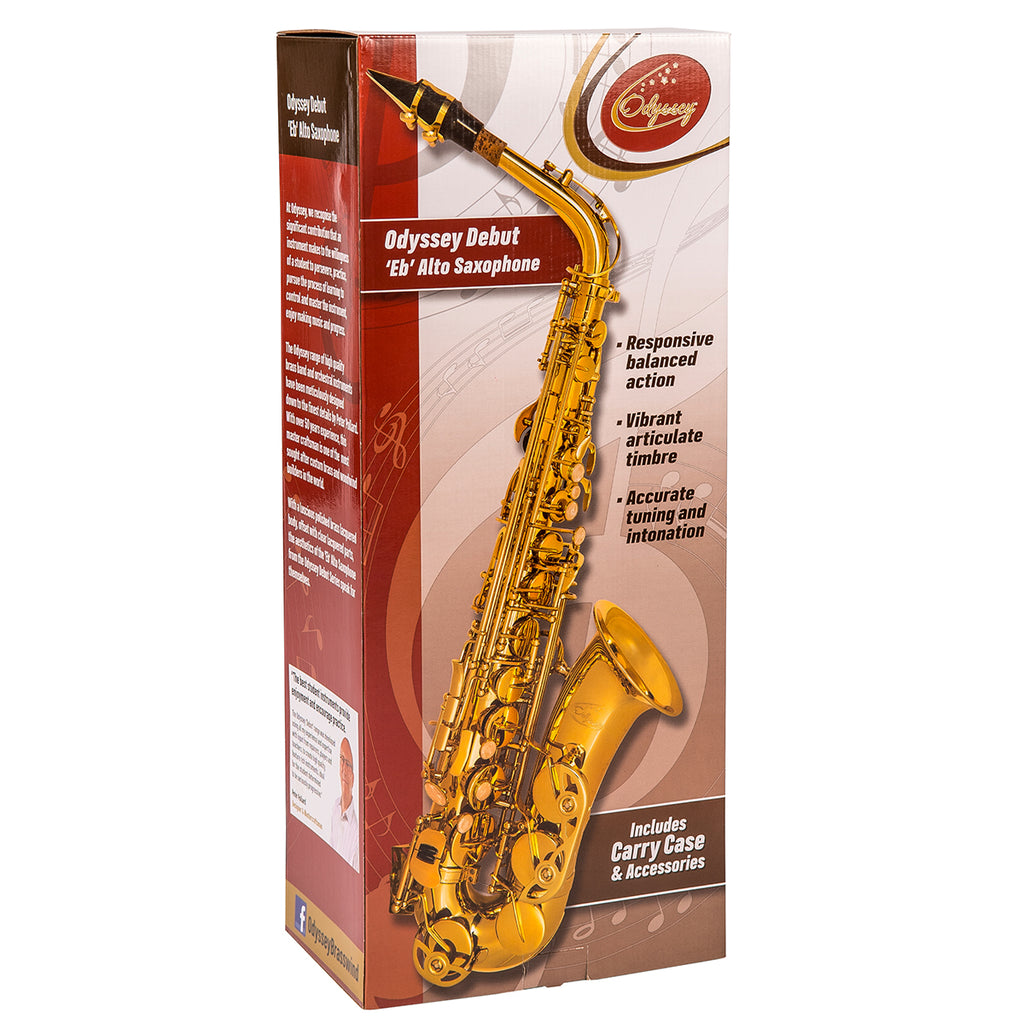 Odyssey OAS130 Debut E♭ Alto Saxophone Outfit (Display Model) - Fair Deal Music