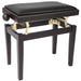 Kinsman KPB03BRN Adjustable Piano Bench - Satin Rosewood - Fair Deal Music