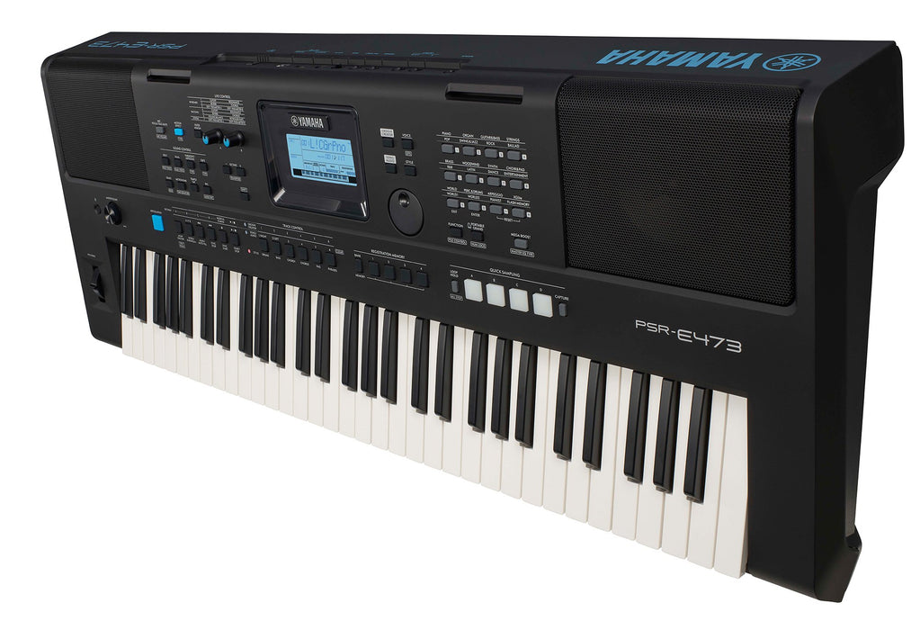 Yamaha PSR-E473 Portable Keyboard with Stand & Stool (Used) - Fair Deal Music