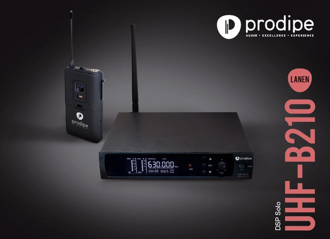 Prodipe UHF-B210 DSP Solo Wireless System & P2L Lavalier Microphone Bundle - Fair Deal Music