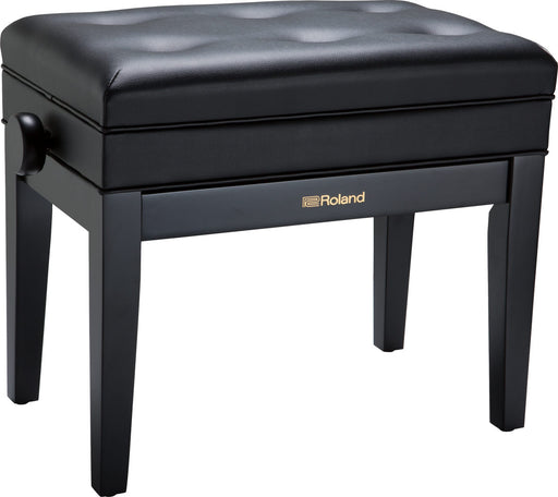 Roland RPB-400BK Adjustable Piano Bench with Storage in Satin Black - Fair Deal Music