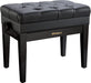 Roland RPB-500PE Adjustable Piano Bench with Storage in Polished Ebony (Showroom Model) - Fair Deal Music