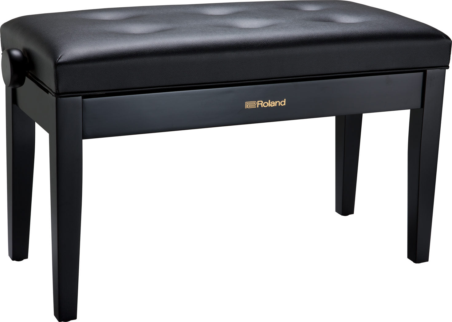 Roland RPB-D300BK Adjustable Duet Piano Bench in Satin Black - Fair Deal Music