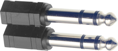 Stagg AC-PMSJFSH Stereo Headphone Adaptor 3.5mm to 1/4" Jack (Pair) - Fair Deal Music