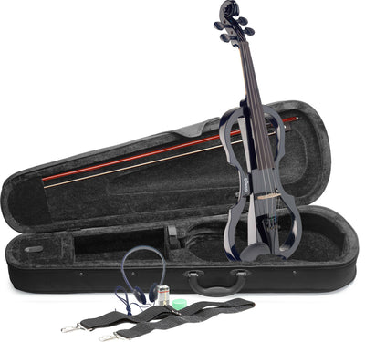Stagg EVN X-4/4 BK Electric Violin Outfit in Black - Fair Deal Music