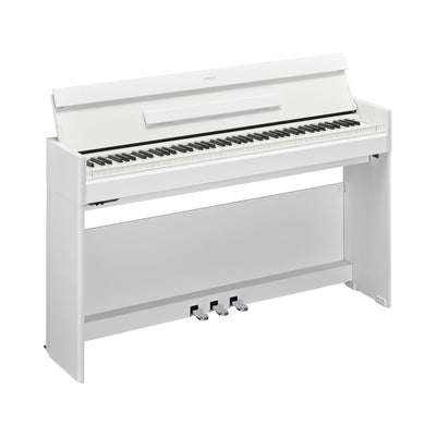 Yamaha YDP-S55WH Arius Slim Digital Piano White Bundle - Fair Deal Music