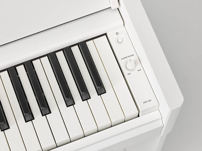 Yamaha YDP-S55WH Arius Slim Digital Piano White Bundle - Fair Deal Music