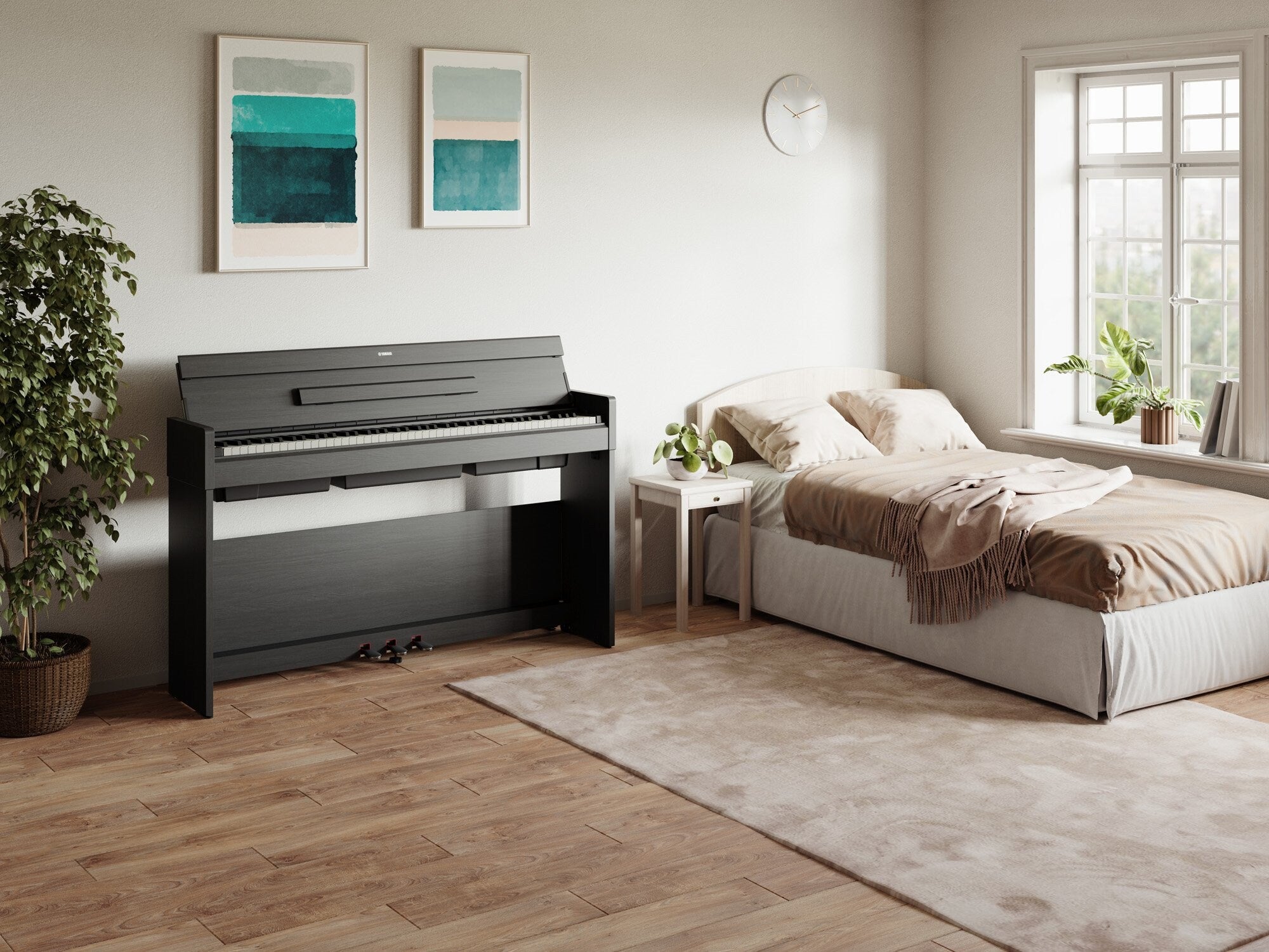 Yamaha YDP-S55B Arius Slim Digital Piano Black Walnut - Fair Deal Music