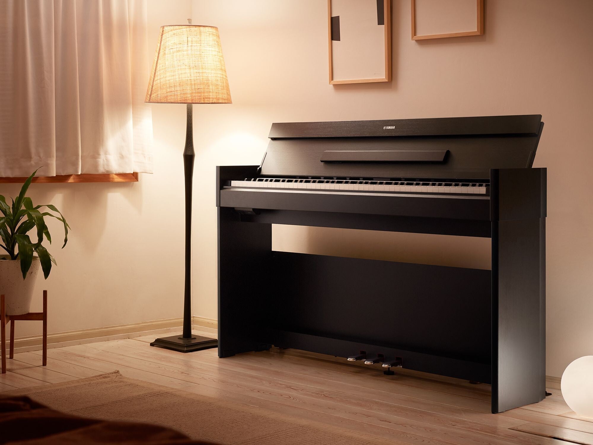 Yamaha YDP-S55B Arius Slim Digital Piano Black Walnut - Fair Deal Music