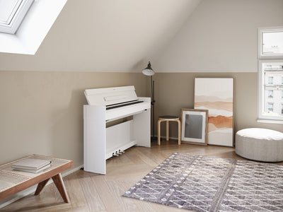 Yamaha YDP-S55WH Arius Slim Digital Piano White (Display Model) - Fair Deal Music