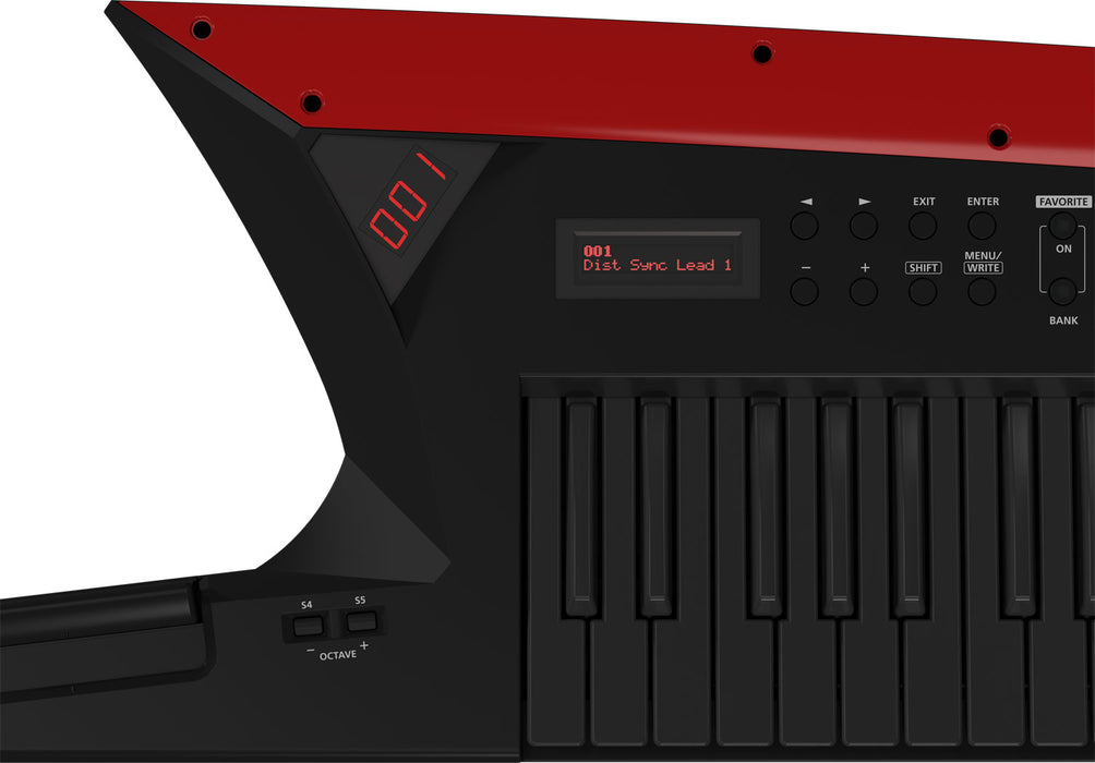 Roland AX-EDGE-B Keytar Shoulder Keyboard Controller - Black - Fair Deal Music
