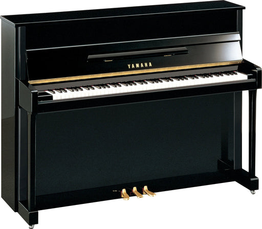 Yamaha B2 Upright Piano in Polished Ebony with Brass Fittings - Fair Deal Music