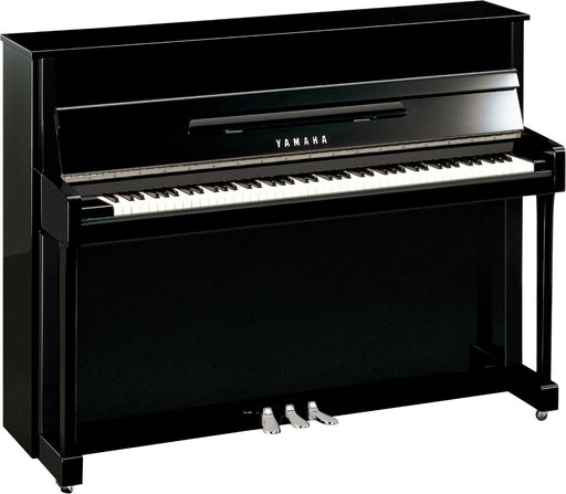 Yamaha B2 Upright with SC3 SILENT Piano™ System in Polished Ebony with Chrome Fittings - Fair Deal Music