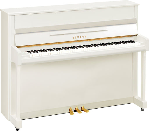 Yamaha B2 Upright Piano in Polished White - Fair Deal Music
