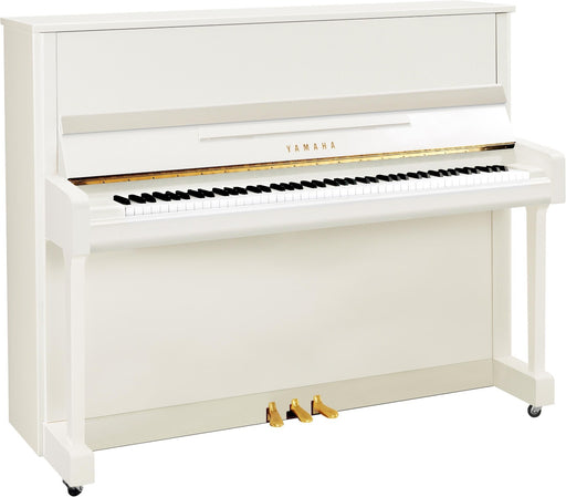 Yamaha B3 Upright Piano in Polished White - Fair Deal Music