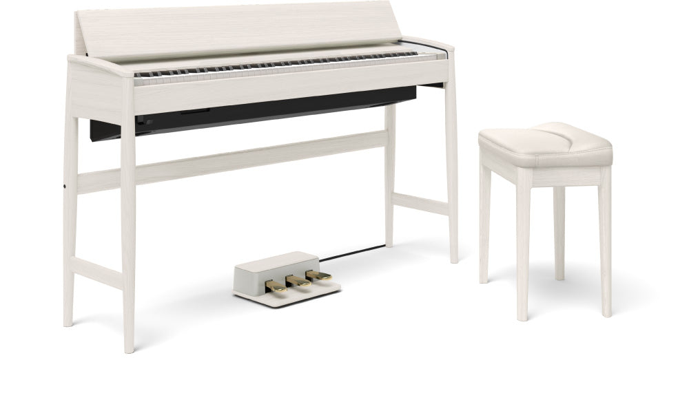 Roland Kiyola KF-10 Artisan Digital Piano in Sheer White (Nearly New) - Fair Deal Music