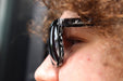 Marshall Sunglasses Bob Small - Black Confetti, Silver Mirror Lens - Fair Deal Music