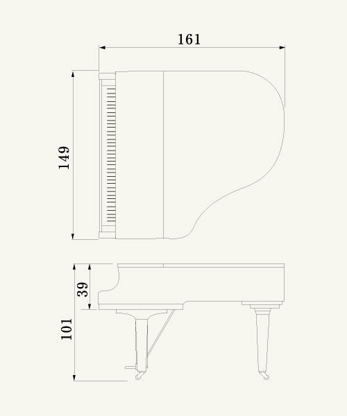 Yamaha C1X 5ft3 Grand Piano in Polished Ebony - Fair Deal Music