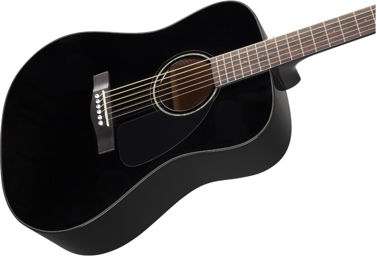 Fender CD-60 Dreadnought V3 Acoustic Guitar, Black - Fair Deal Music