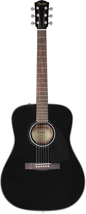 Fender CD-60 Dreadnought V3, Black - Fair Deal Music