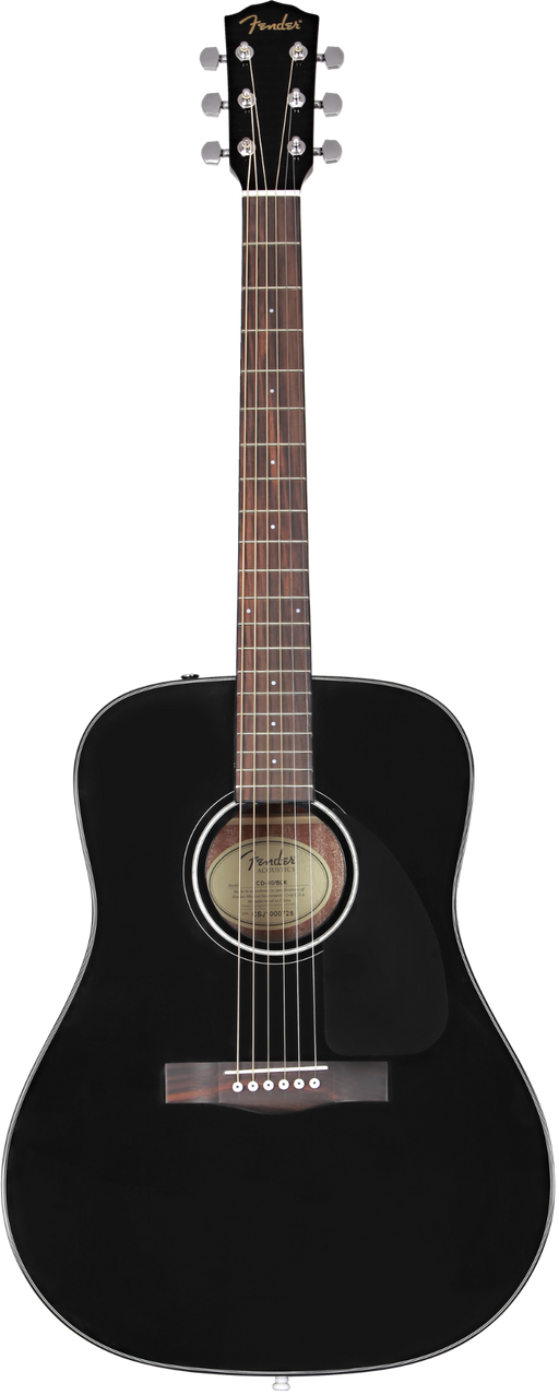 Fender CD-60 Dreadnought V3, Black - Fair Deal Music