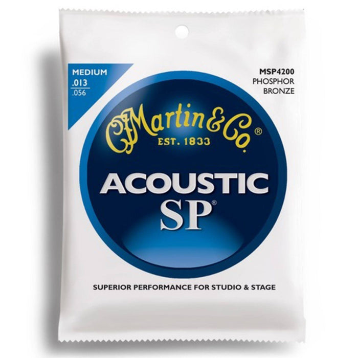 Martin MSP4200, SP 92/8 Phosphor Bronze Acoustic, Medium, 13-56 - Fair Deal Music
