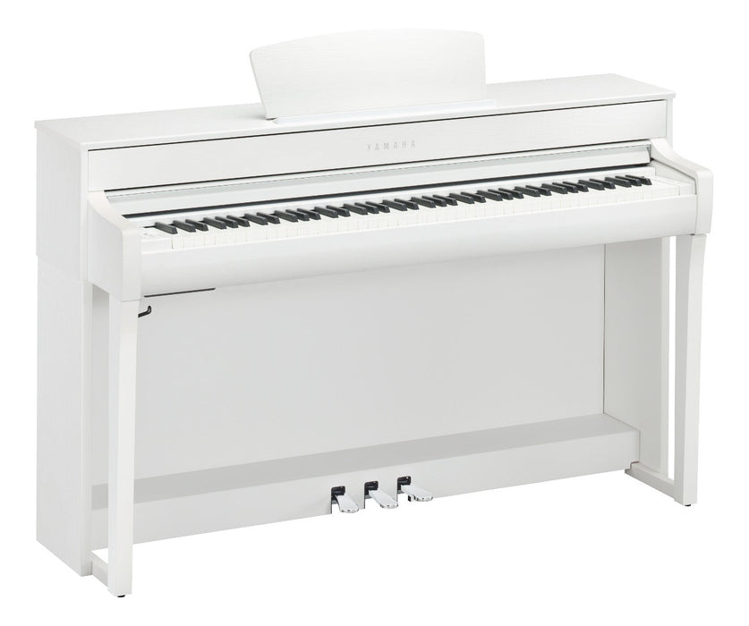 Yamaha CLP-735WH Clavinova Digital Piano White Satin Bundle - Fair Deal Music
