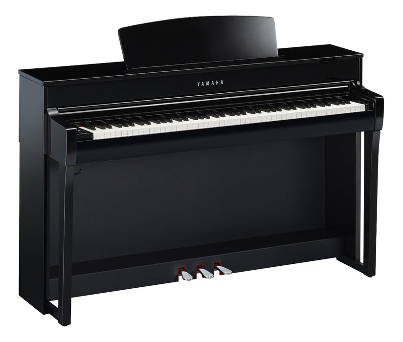 Yamaha CLP-745PE Clavinova Digital Piano Polished Ebony Bundle - Fair Deal Music
