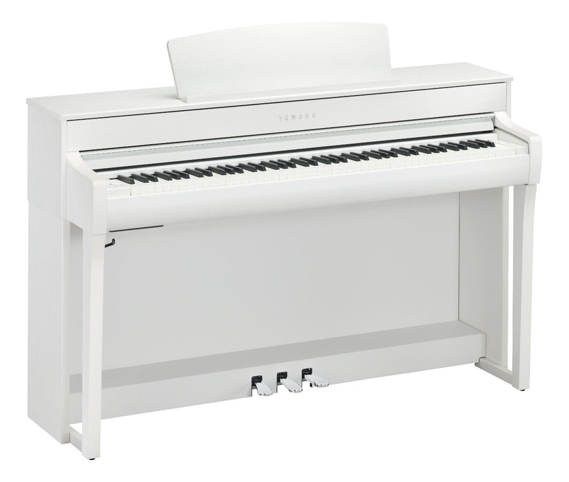 Yamaha CLP-745WH Clavinova Digital Piano White Satin Bundle - Fair Deal Music