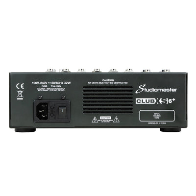Studiomaster Club XS 6+ Mixer - Fair Deal Music