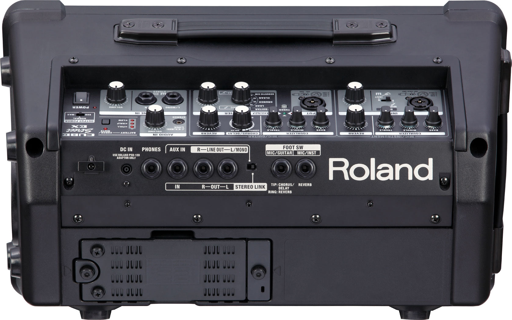 Roland CUBE Street EX Battery Powered Stereo Guitar Amp, Nearly New - Fair Deal Music