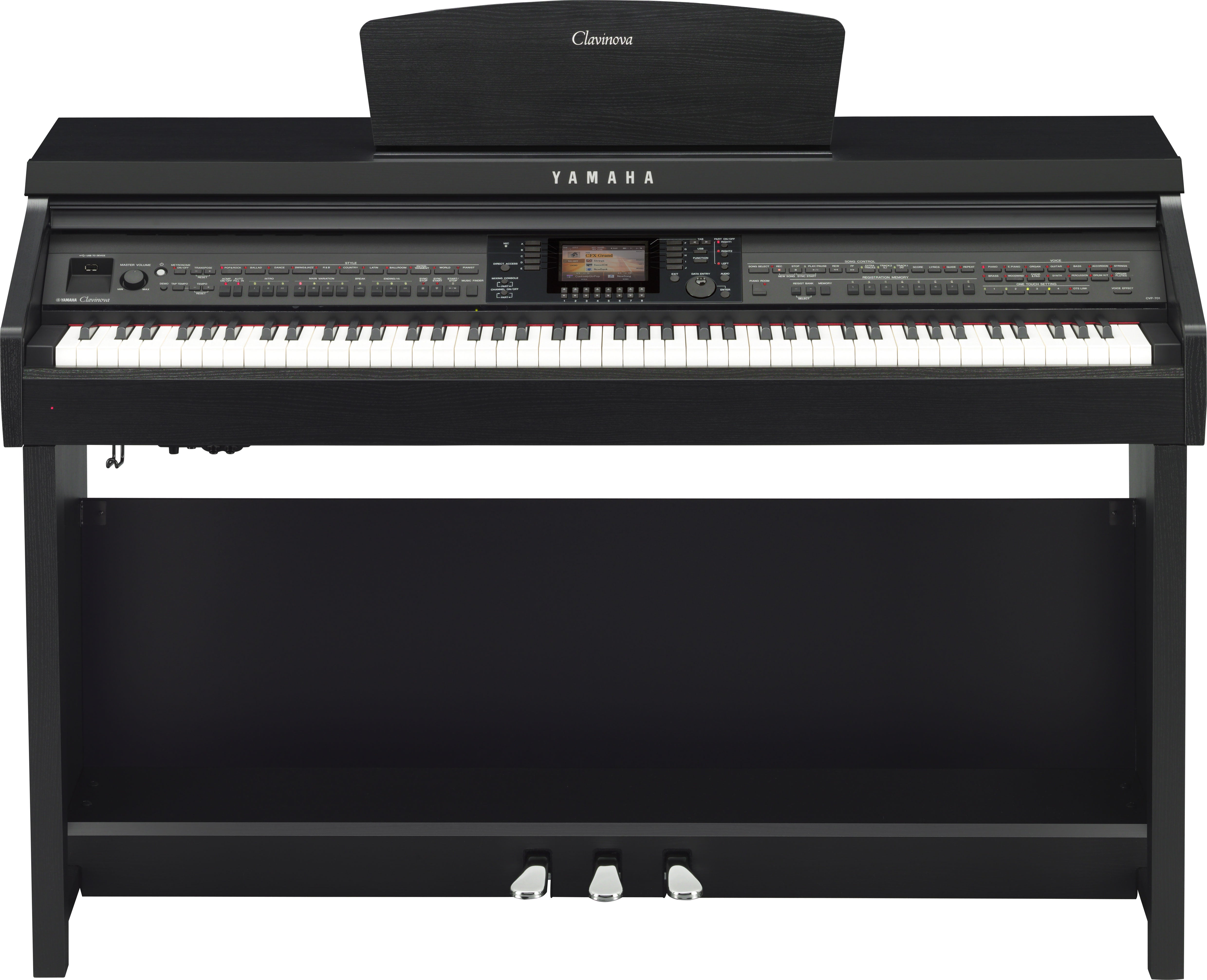 Yamaha CVP-701B Clavinova Digital Piano in Black Walnut [USED] - Fair Deal Music