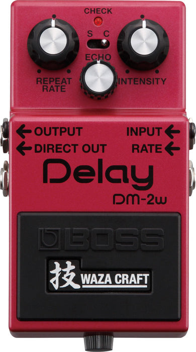 Boss DM-2W Waza Craft Delay Pedal, Nearly New - Fair Deal Music
