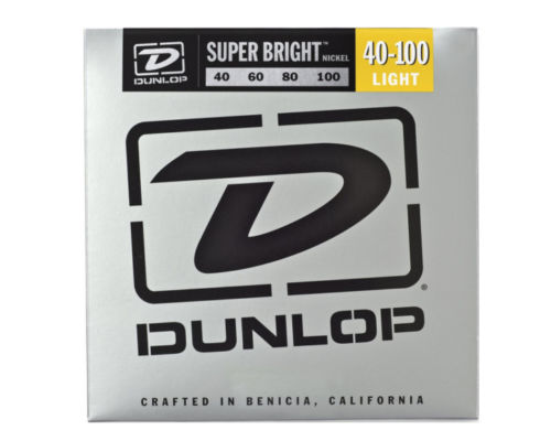 Dunlop Super Bright Nickel Wound Bass Guitar Strings Light 40-100 - Fair Deal Music