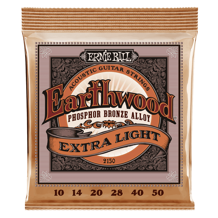Ernie Ball Earthwood Extra Light 10-50 Phosphor Bronze Acoustic Strings - Fair Deal Music