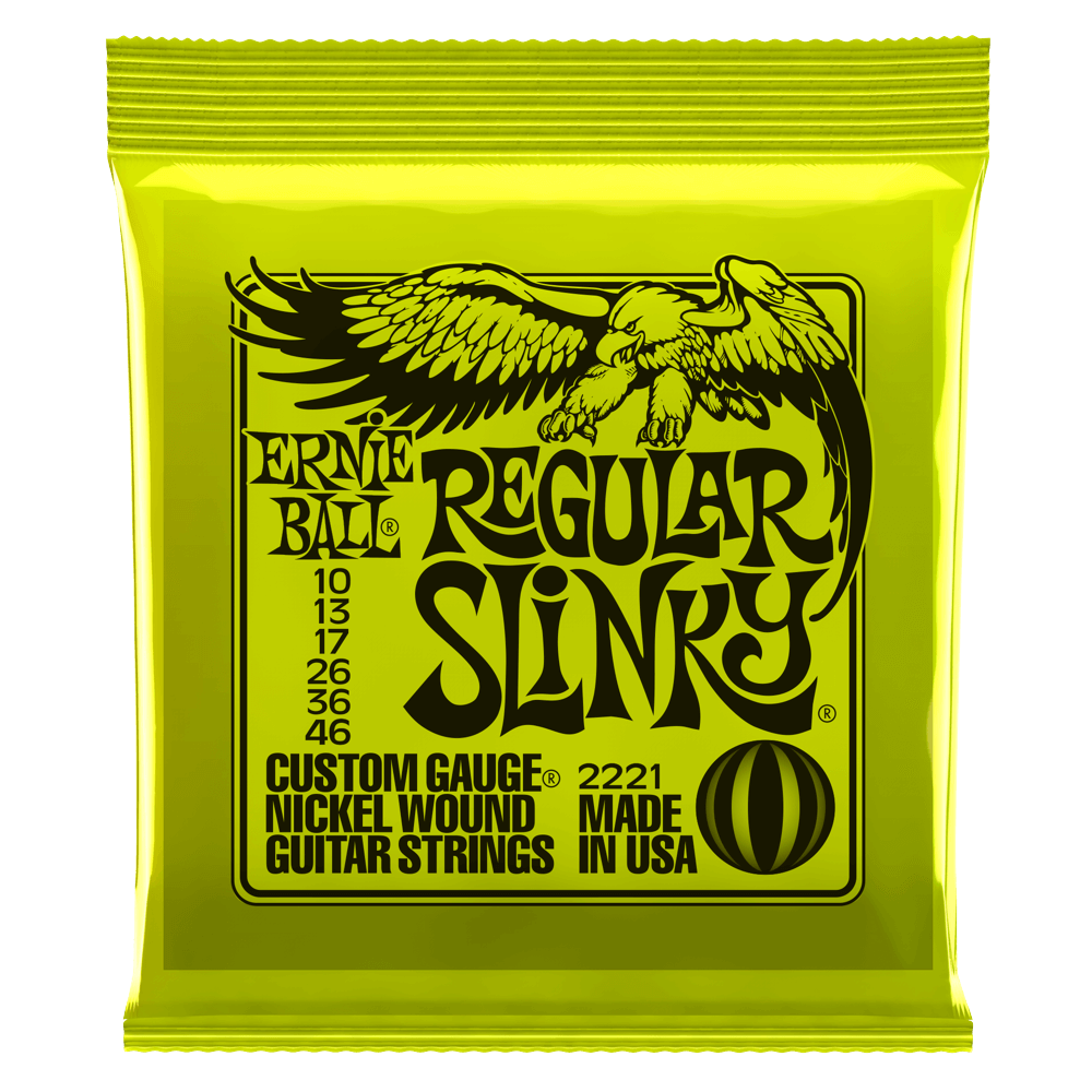 Ernie Ball 2221 Regular Slinky 10-46 Electric Guitar Strings - Fair Deal Music