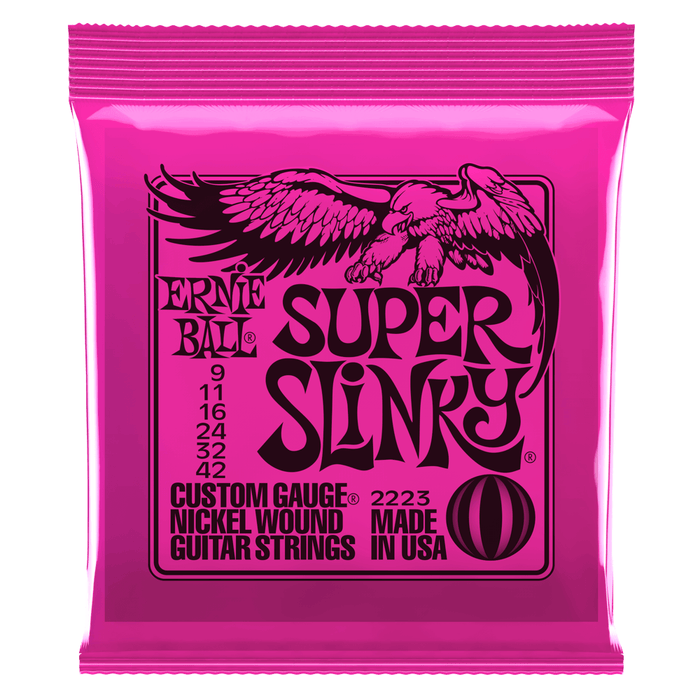 Ernie Ball 2223 Super Slinky 9-42 Electric Guitar Strings - Fair Deal Music