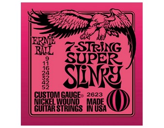 Ernie Ball 7-String Electric, Super Slinky 9-52 - Fair Deal Music