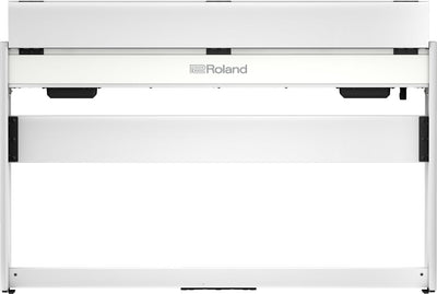 Roland F701-WH Compact Digital Piano White Satin Bundle - Fair Deal Music