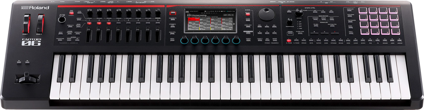 Roland FANTOM-06 Synthesizer Keyboard Workstation (61 keys) - Fair Deal Music