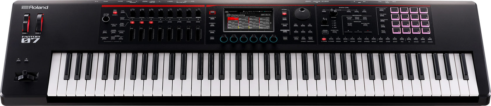 Roland FANTOM-07 Synthesizer Keyboard Workstation 76 keys (Nearly New) - Fair Deal Music