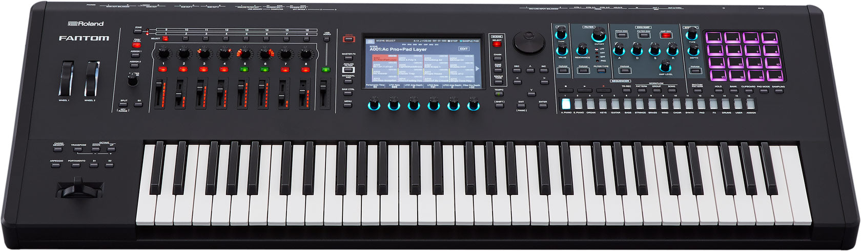 Roland FANTOM 6 Synthesizer Workstation Keyboard, Nearly New z3k0416 - Fair Deal Music