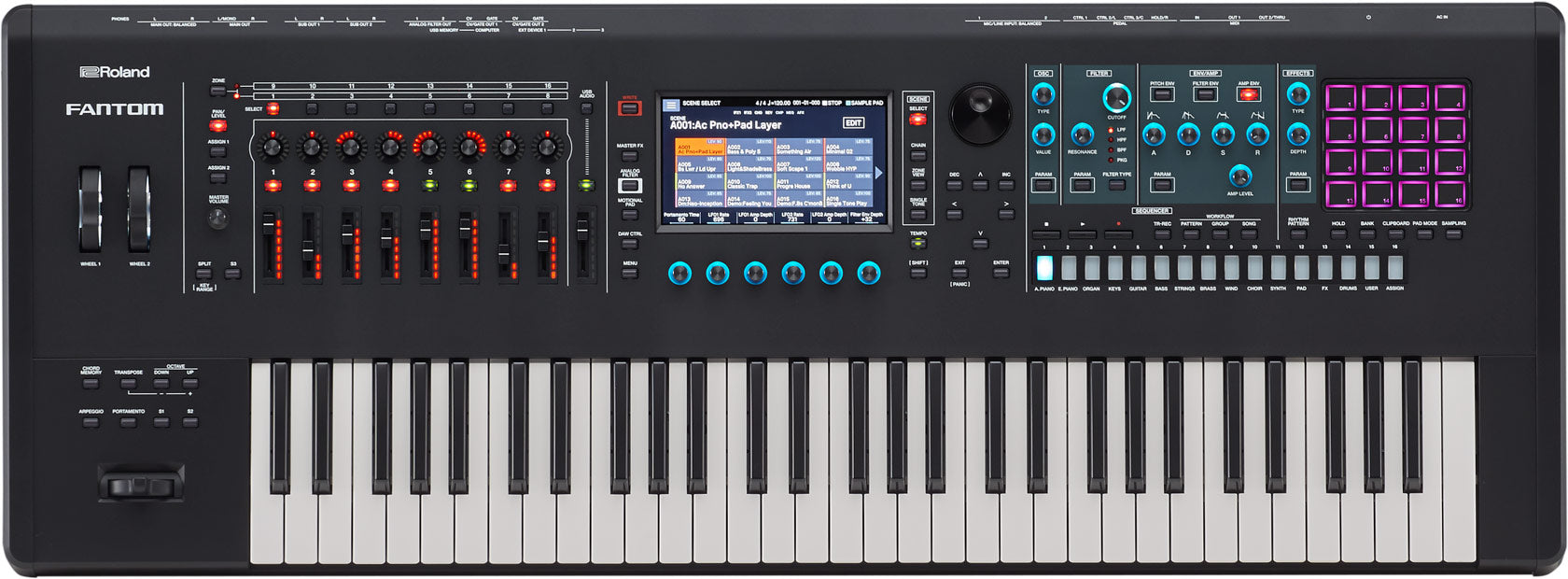 Roland FANTOM 6 Synthesizer Workstation Keyboard, Nearly New z3k0416 - Fair Deal Music