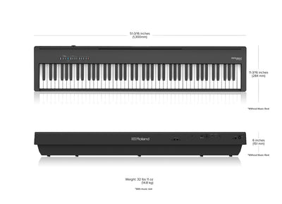 Roland FP-30X-BK Portable Digital Piano Black (Used) - Fair Deal Music