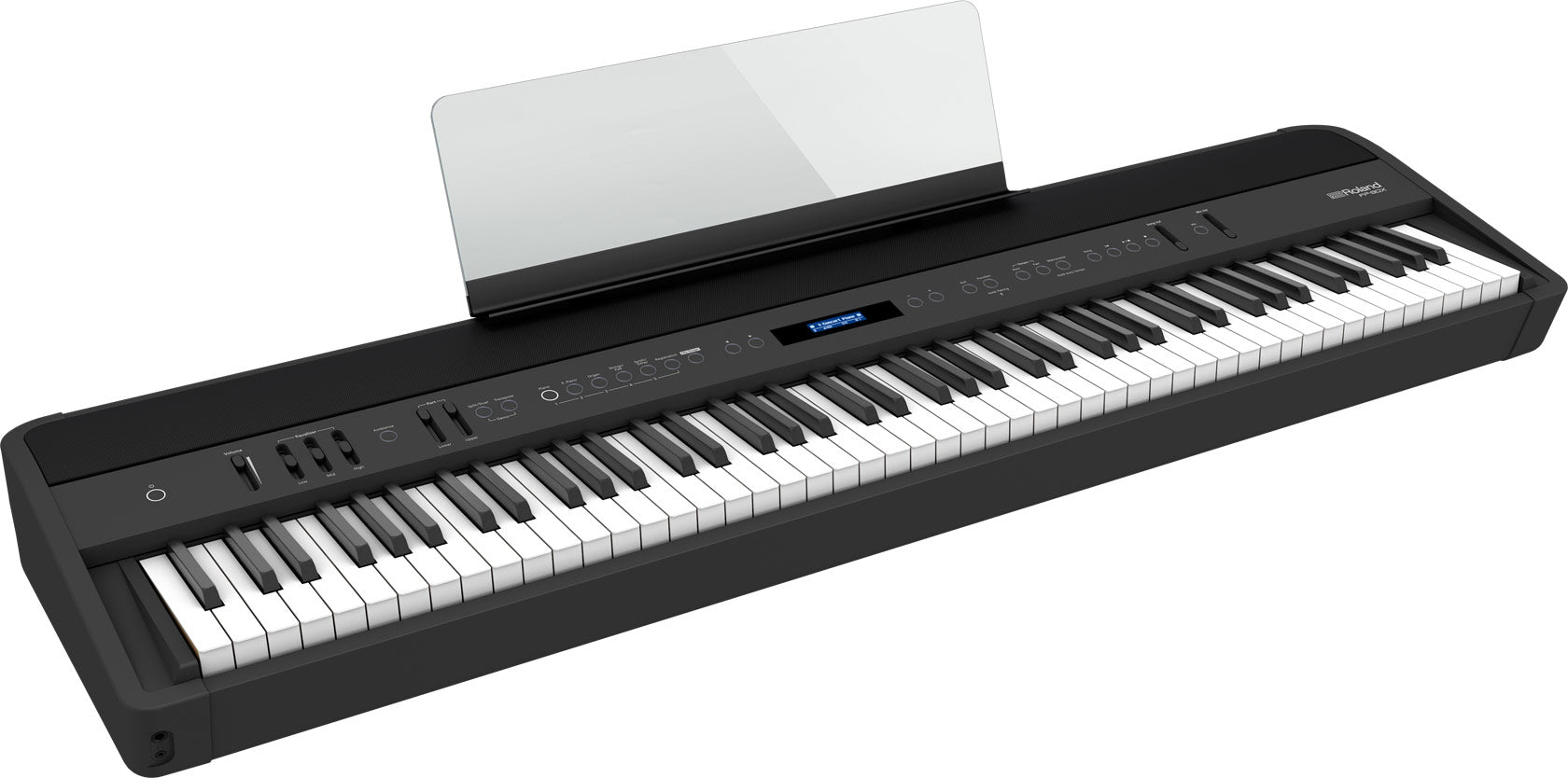 Roland FP-90X-BK Premium Piano in Black with Stand and Pedal Unit (Showroom Model) - Fair Deal Music
