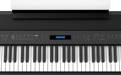 Roland FP-90X-BK Premium Piano in Black with Stand and Pedal Unit (Showroom Model) - Fair Deal Music