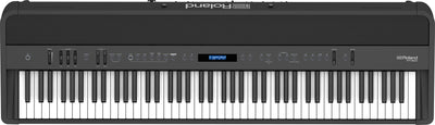Roland FP-90X-BK Premium Piano in Black with Stand and Pedal Unit (Showroom Model) - Fair Deal Music